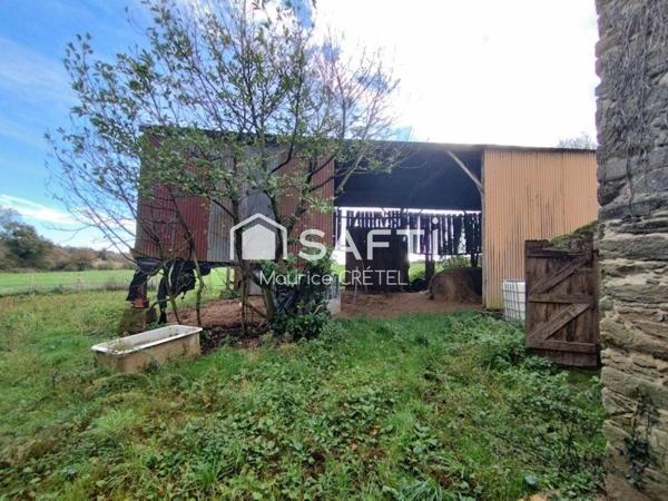 MAISON 90 M² 2CHS+GARAGE+GRANGE+TERRAIN 5312 M²