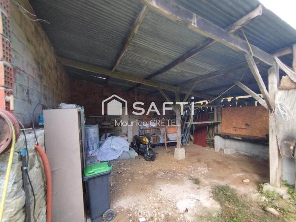 MAISON 90 M² 2CHS+GARAGE+GRANGE+TERRAIN 5312 M²