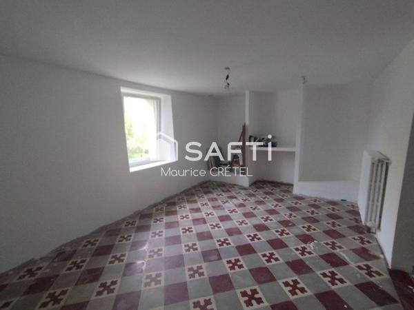 MAISON 90 M² 2CHS+GARAGE+GRANGE+TERRAIN 5312 M²