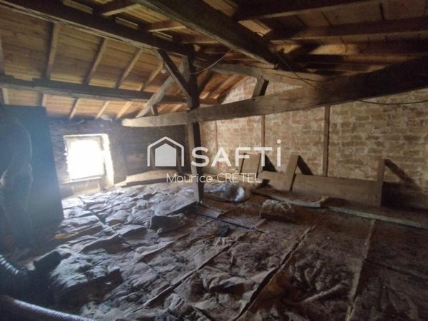 MAISON 90 M² 2CHS+GARAGE+GRANGE+TERRAIN 5312 M²