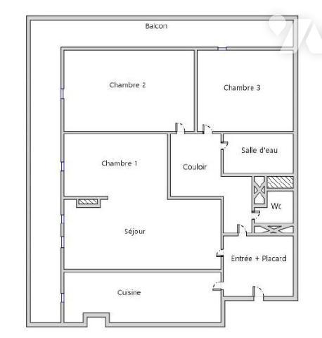 PARIS 13E - MAISON BLANCHE - Appartement familial à rénover - Etage élevé - Ascenseur - Balcon