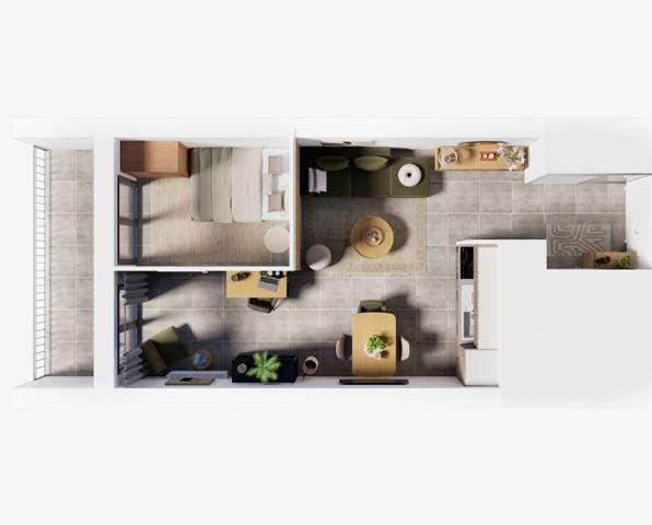 Appartement à vendre |  Bordeaux |  1 pièce | 39 m²