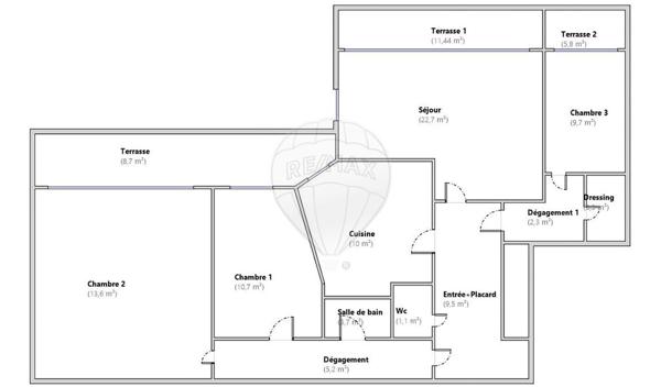 Appartement  en vente - Seine-Saint-Denis - 93