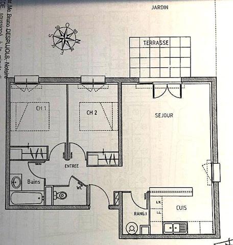 Appartement 3 pièces - 62 m²