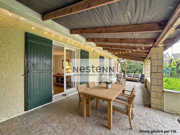 Maison familiale 6 pièces - Vie de plain-pied - Jardin sans vis-à-vis - Beaumont-sur-Oise
