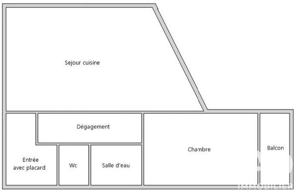 Appartement à vendre 2 pièces 52 m² Paris 19