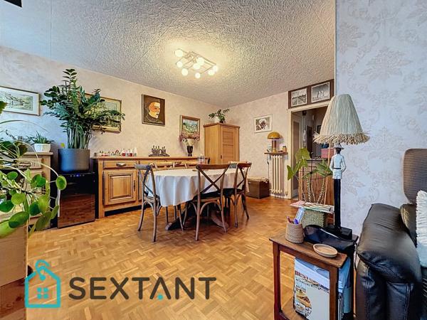 Appartement 87m2, 3 chambres et garage.