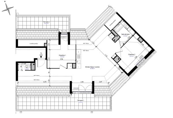 T3 neuf ? 2 chambres ? 2 terrasses ? 2 parkings ? Saint-Germain-lès-Arpajon