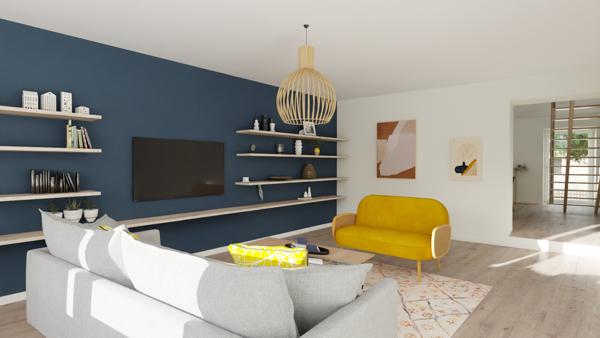 Saint-Sébastien-sur-Loire (44230) Maison en pierre rénovée de 88 m2 place du douet St Sébastien sur Loire