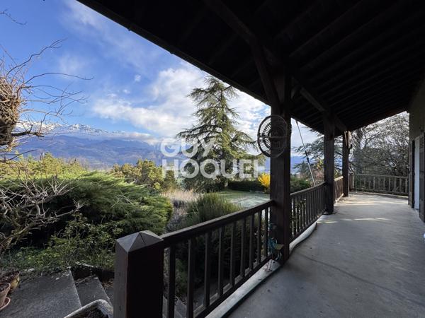 Vue panoramique sur Belledonne – Propriété rare à Saint-Ismier