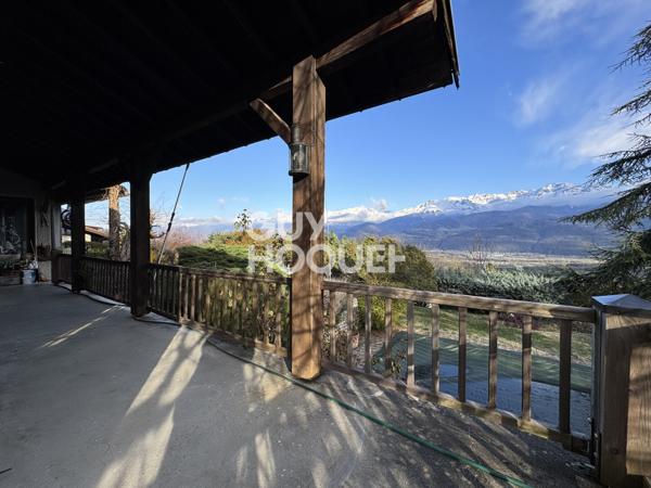 Vue panoramique sur Belledonne – Propriété rare à Saint-Ismier