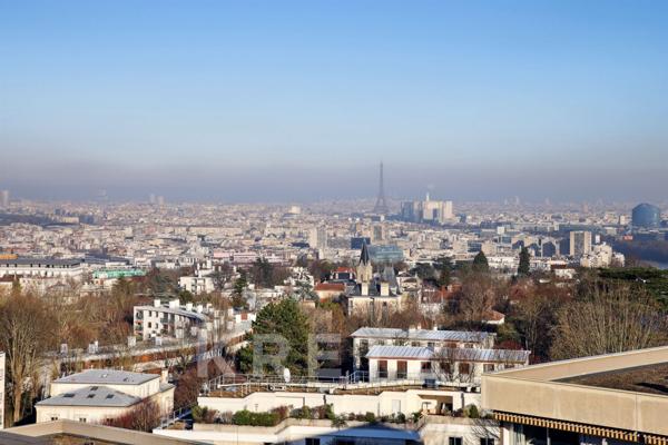 Appartement d'architecte vue Paris