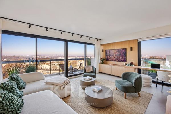 Appartement d'architecte vue Paris