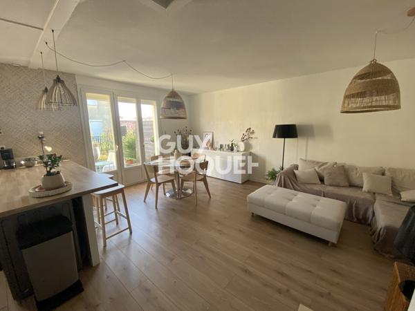 GUILHERAND GRANGES, EXCLUSIVITE - T4 en duplex, 3 chambres, terrasse, jardin, cave et garage