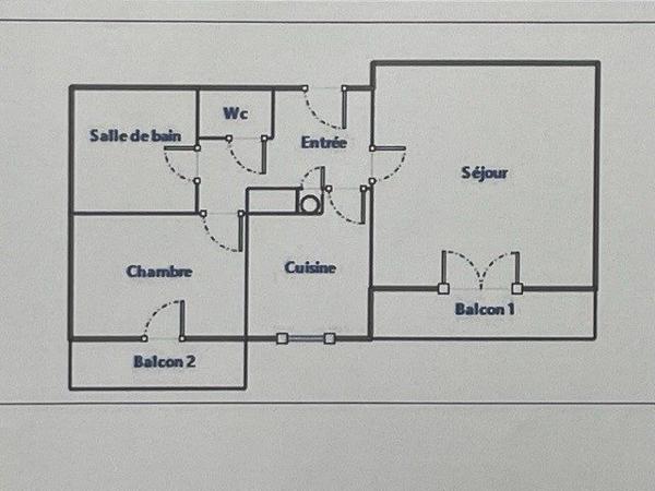 PROCHE CHU - T2 49 M² LIBRE