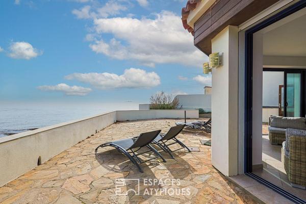 Villa les pieds dans l’eau