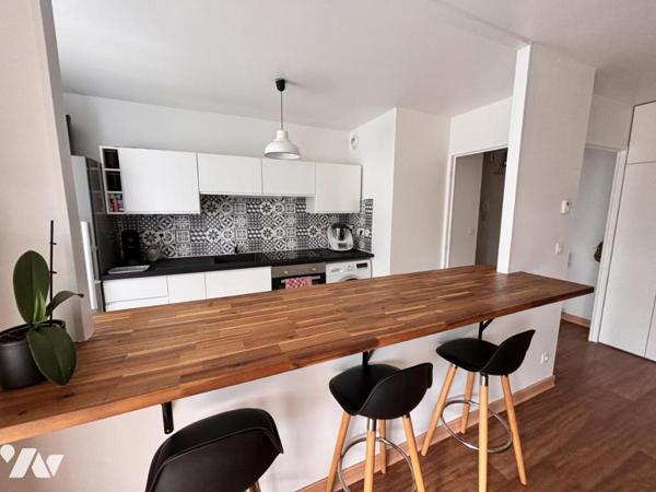 MONDEVILLE / LIMITROPHE CAEN / APPARTEMENT DE TYPE F3 EN REZ DE JARDIN