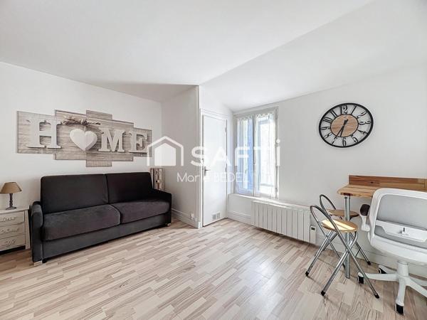Chaville centre ville. Studio de 21 m² + cave.