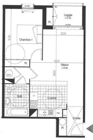 Appartement 2 pièces - 44300 Nantes -  Bottière - Chénaie