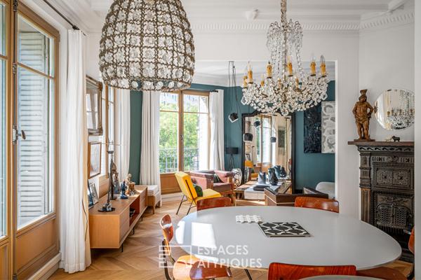 Appartement d’angle rénové par architecte avec balcon – Pernety