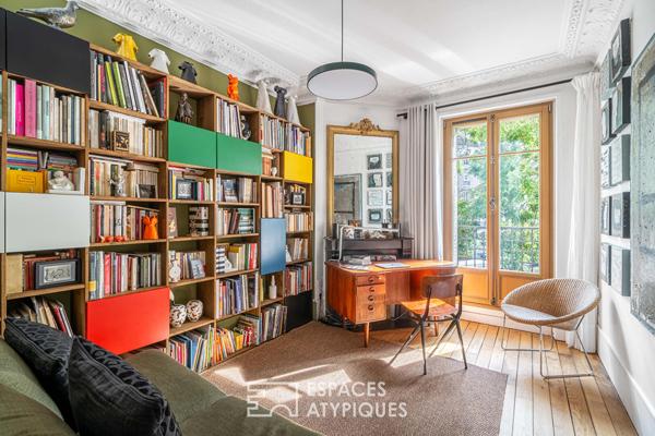 Appartement d’angle rénové par architecte avec balcon – Pernety