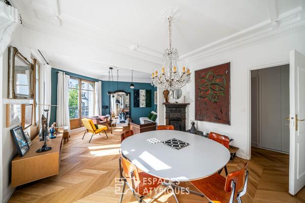 Appartement d’angle rénové par architecte avec balcon – Pernety