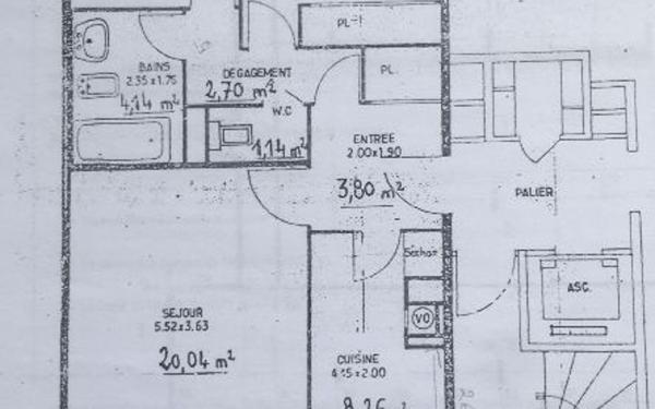 Appartement à louer    3 pièces • 65 m2 Chennevières-sur-Marne