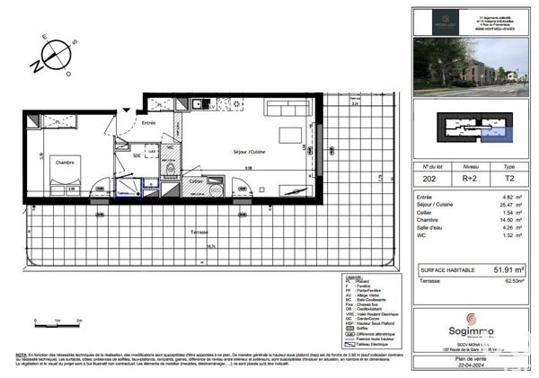 Appartement à vendre 2 pièces 51 m² La Boissière-de-Montaigu
