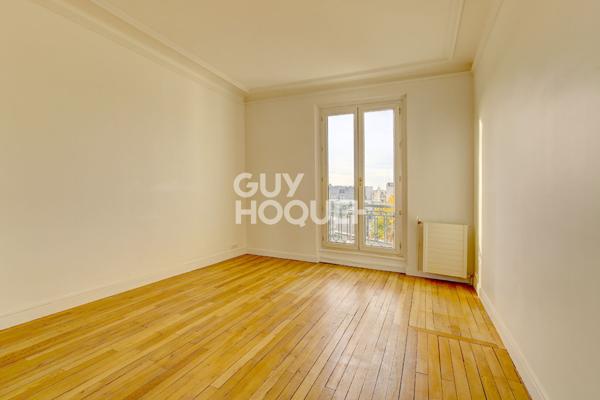 PARIS XVI, Muette sud, 3 chambres, immeuble de charme vue dégagée