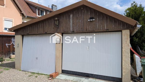 Maison au calme 78m² 2 garages - potentiel locatif