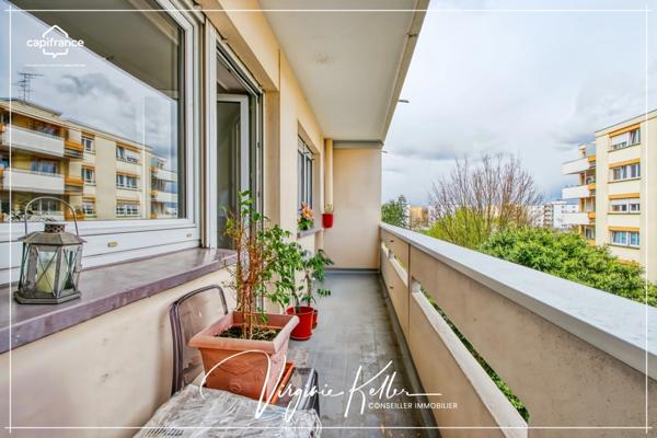 Appartement 3 pièces 67 m² à vendre au calme à BISCHHEIM (67) - Lumineux - Cave