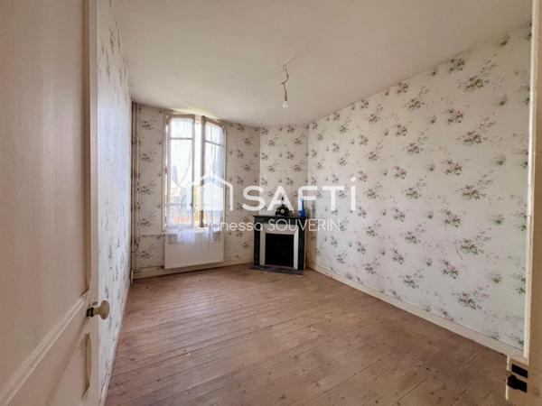 Maison T4 indépendante avec jardin clos à rénover