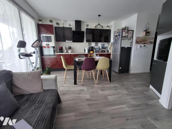 Couëron, appartement de Type 2 de 44 m2 dans une résidence récente.