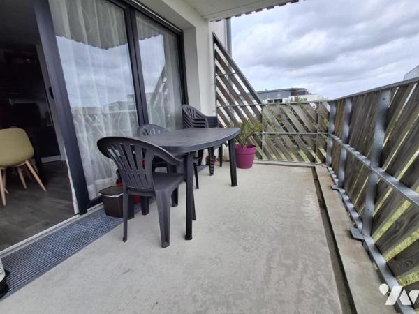 Couëron, appartement de Type 2 de 44 m2 dans une résidence récente.