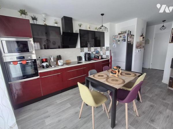 Couëron, appartement de Type 2 de 44 m2 dans une résidence récente.
