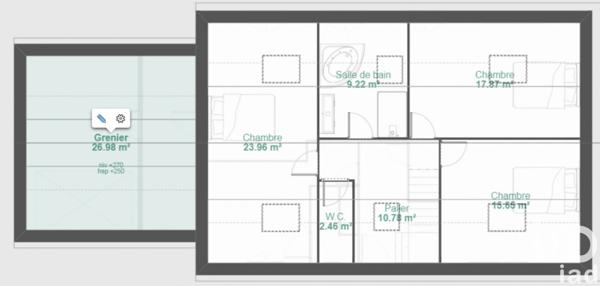 Maison 5 pièces de 139 m² à Lessay (50430)