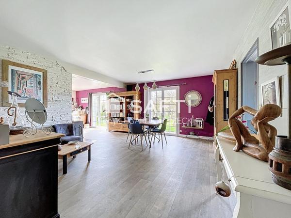 Plain-pied composé de 4 chambres dont une suite parentale