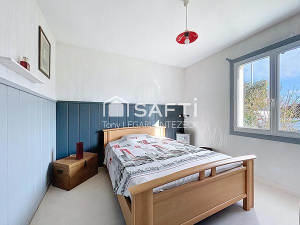 Plain-pied composé de 4 chambres dont une suite parentale