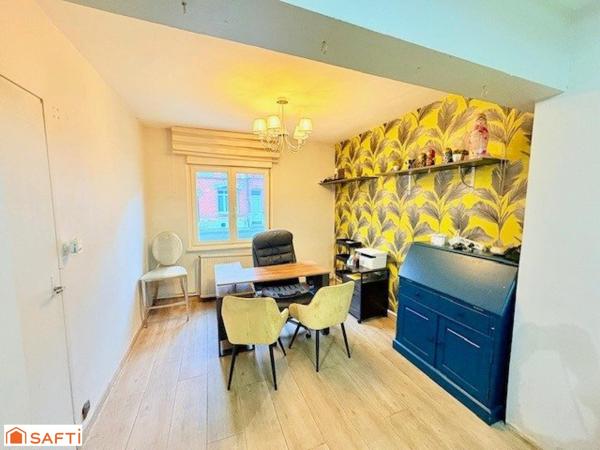 Maison à deux pas de la place Poterne avec garage et jardin /3 chambres