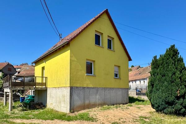 Lutzelhouse maison individuelle 5 pièces sur 4 ares de terrain