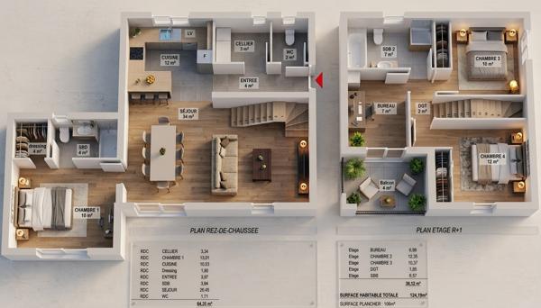 Villa neuve T4 de 103m2