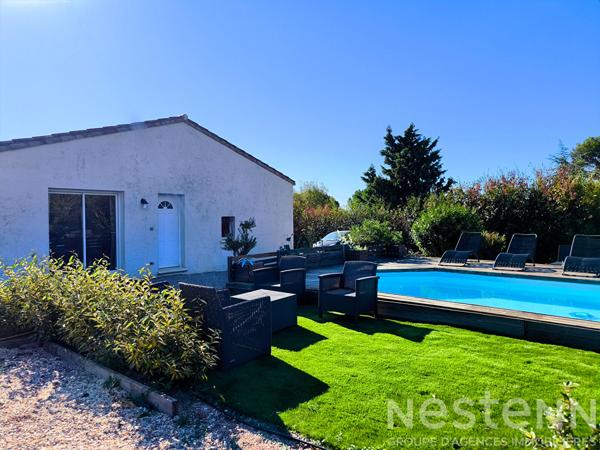 Villa de plain-pied de 158 m² avec studio, piscine et 1,5 hectare de terrain