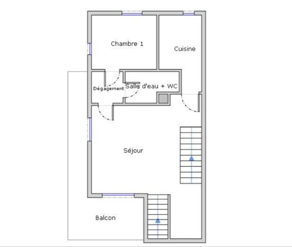 Appartement 3 pièces - 83 m²