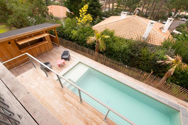ARCHITECTURE CONTEMPORAINE - 2024 - Maison rénovée avec piscine - Arcachon