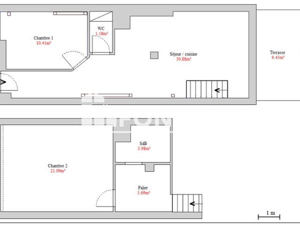 Location Appartement 3 pièces 73.63 m² - 191 RUE DE LA REPUBLIQUE Guebwiller 68500