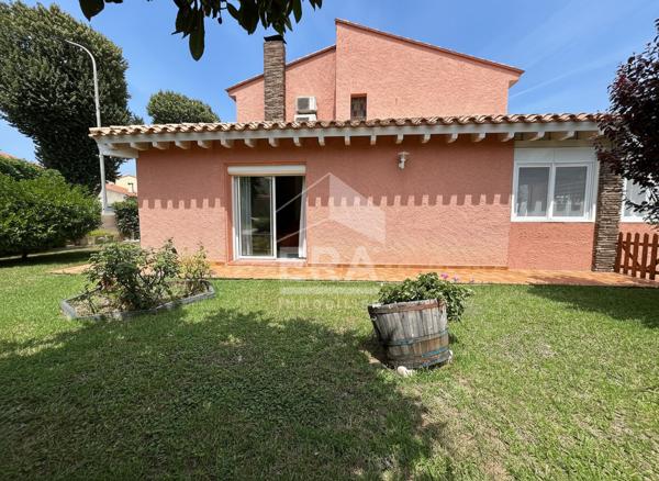 À vendre à Bompas : Maison 3 faces - 4 pièces - jardin - garage