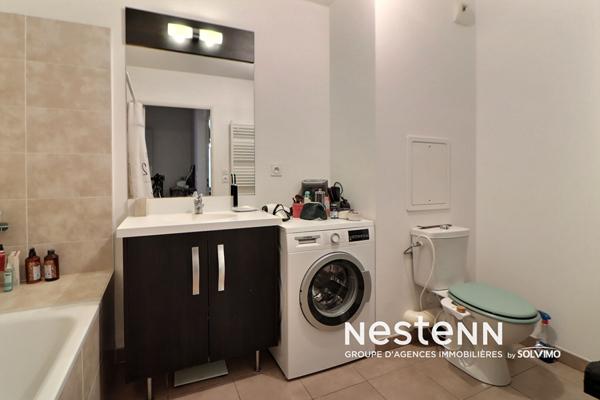 Appartement rez-de-jardin Saint Priest Centre Ville 3 pièces 57 m2, terrasse, jardin 28.40m2, garage fermé en sous-sol