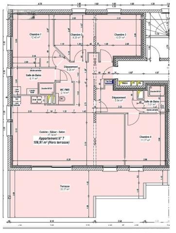Appartement à vendre 5 pièces 107 m² Voreppe