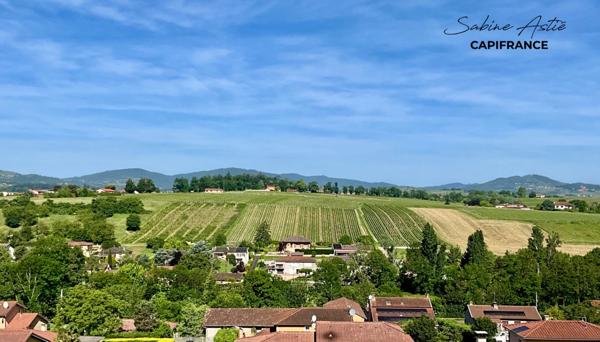 Liergues - Maison familiale de 125 m² avec 4 chambres et vue sur les vignes