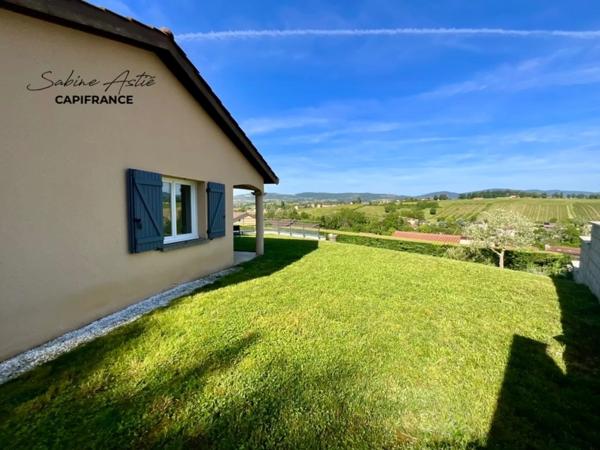 Liergues - Maison familiale de 125 m² avec 4 chambres et vue sur les vignes